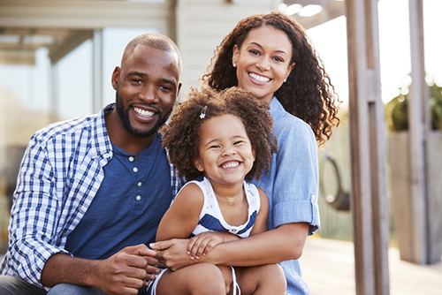 Young Happy Family